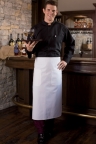 Two Pocket White Full Bistro Apron